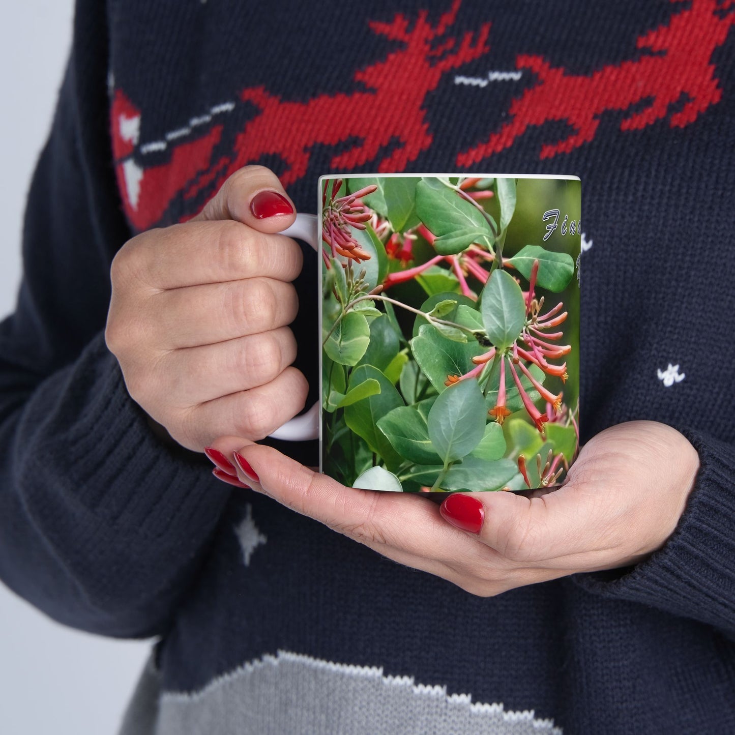 Find Joy Hummingbird Ceramic Mug 11oz