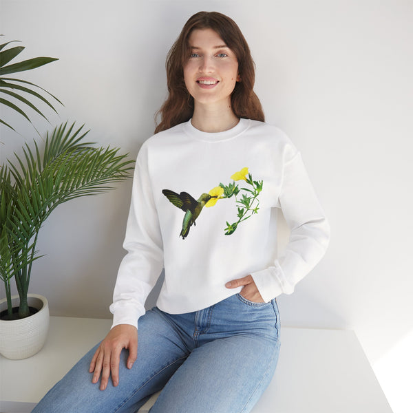 Hummingbird Glory Unisex Heavy Blend™ Crewneck Sweatshirt