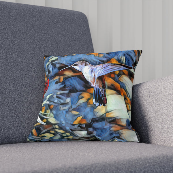 Hummingbird Pointed Wings Cushion