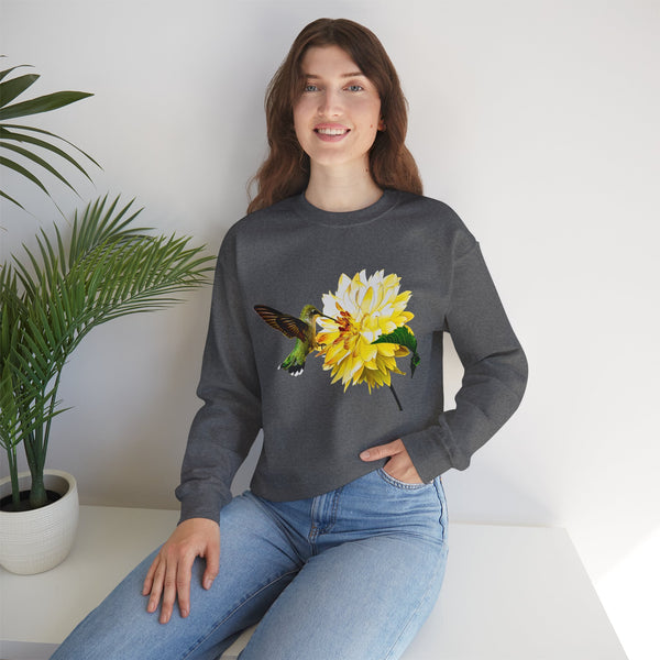 Hummingbird Fire Unisex Heavy Blend™ Crewneck Sweatshirt