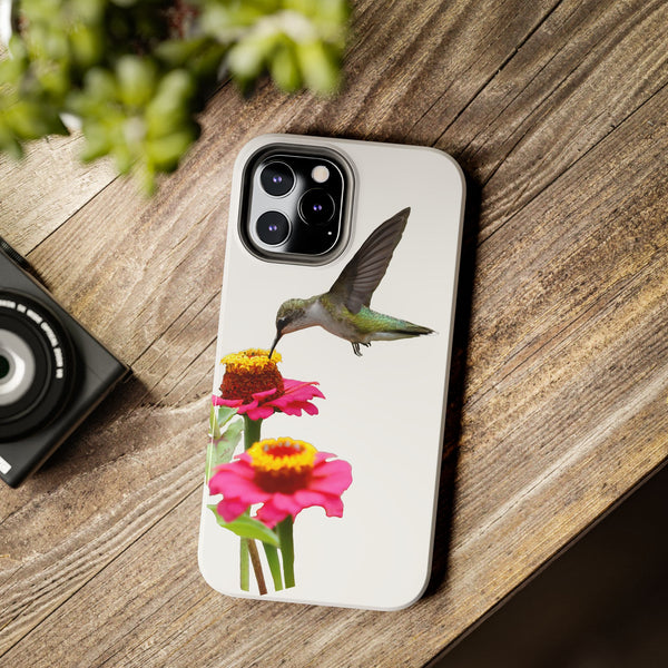 Hummingbird Zinnia WonderTough Phone Cases /