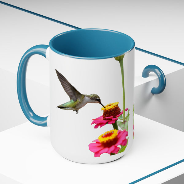 Two-Tone Coffee Mugs, 15oz