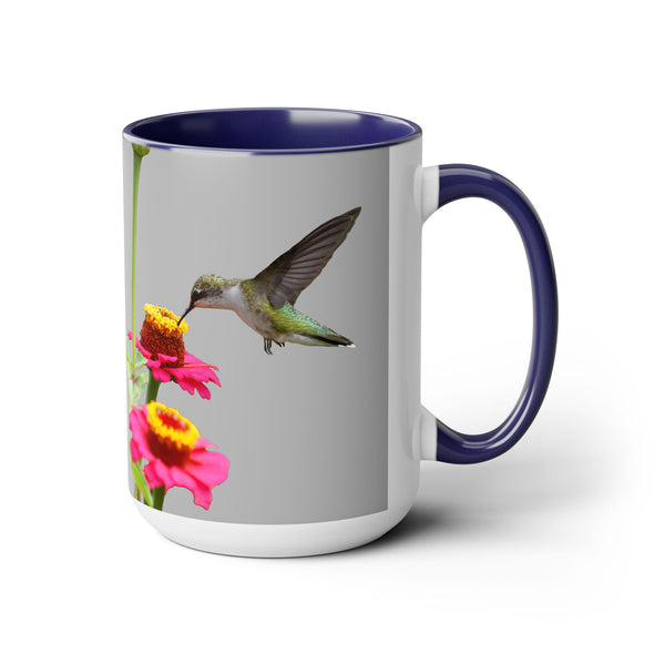 Two-Tone Coffee Mugs, 15oz