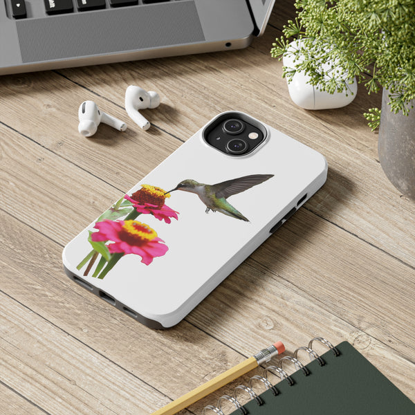 Hummingbird Zinnia WonderTough Phone Cases