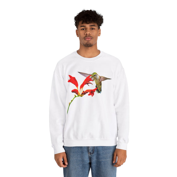 Hummingbird Float Unisex Heavy Blend™ Crewneck Sweatshirt