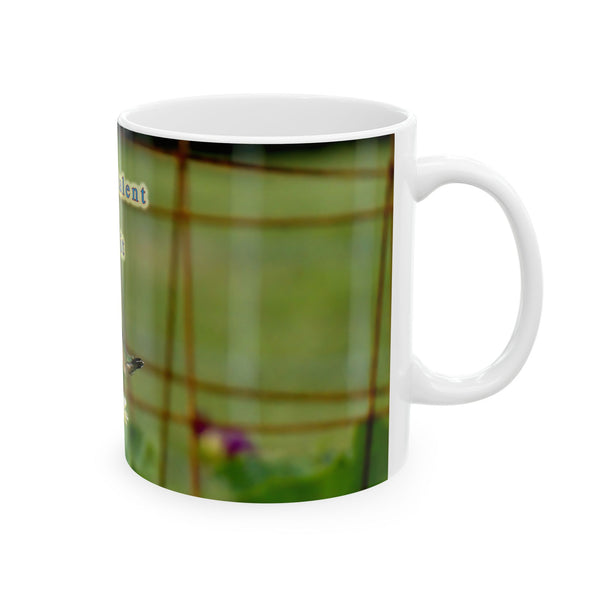 Wing It Hummingbird Ceramic Mug 11oz