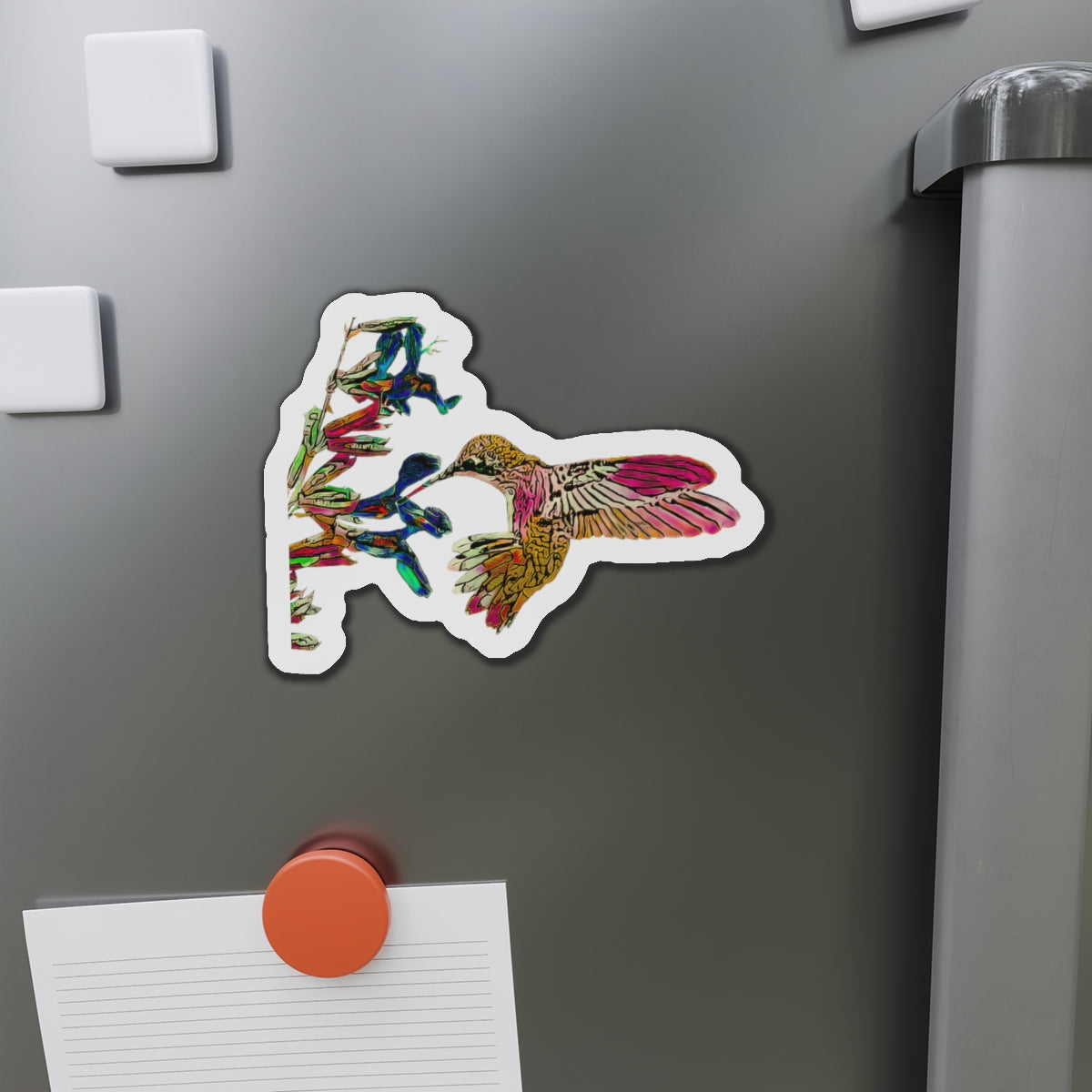 Hummingbird Twist Die-Cut Magnets