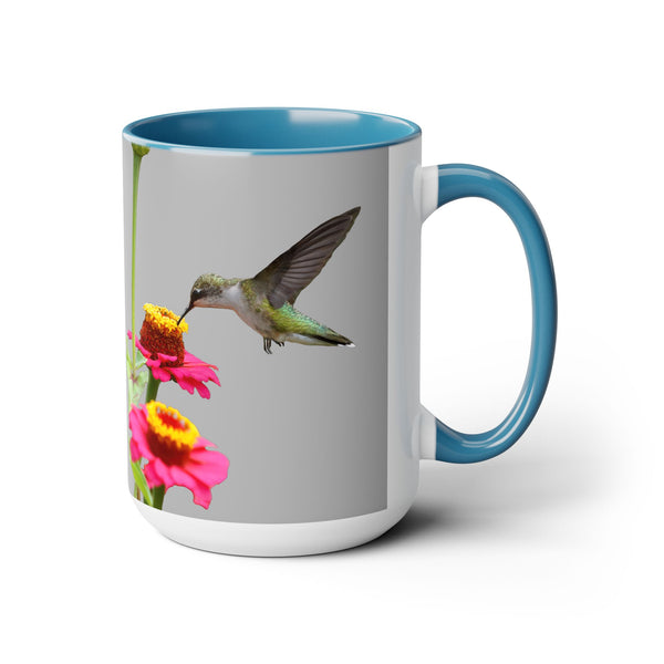 Two-Tone Coffee Mugs, 15oz