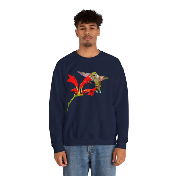 Hummingbird Float Unisex Heavy Blend™ Crewneck Sweatshirt