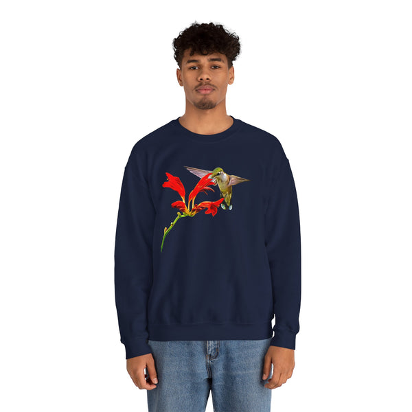 Hummingbird Float Unisex Heavy Blend™ Crewneck Sweatshirt