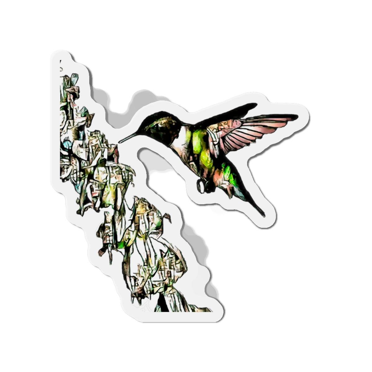 Hummingbird Stick Die-Cut Magnets