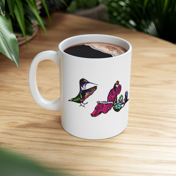 Hummingbird Bounce  Ceramic Mug 11oz