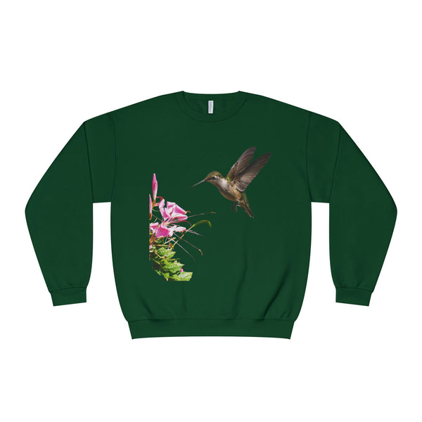 Hummingbird Frills Unisex NuBlend® Crewneck Sweatshirt
