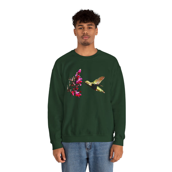 Hummingbird Sip Unisex Heavy Blend™ Crewneck Sweatshirt