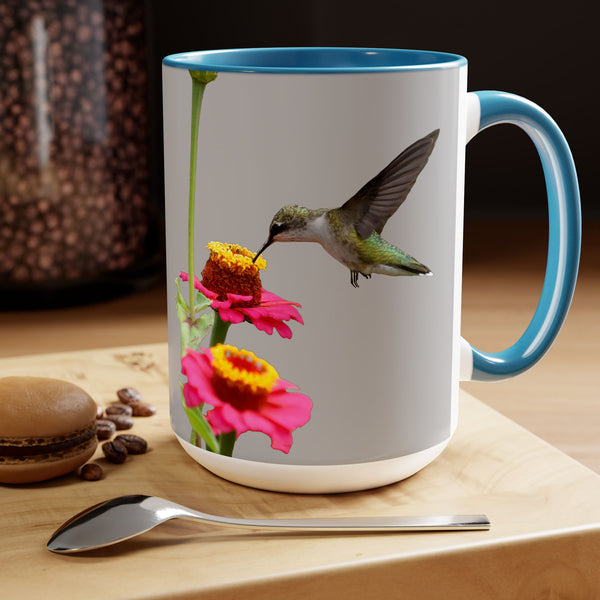 Two-Tone Coffee Mugs, 15oz