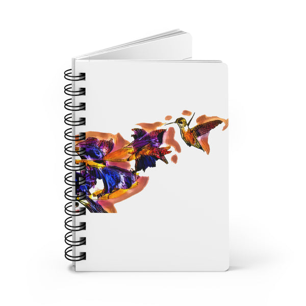 Hummingbird Violet Spiral Bound Journal