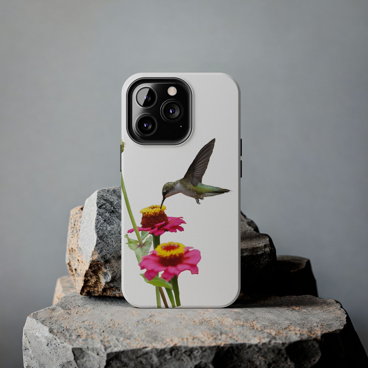 Hummingbird Zinnia WonderTough Phone Cases /