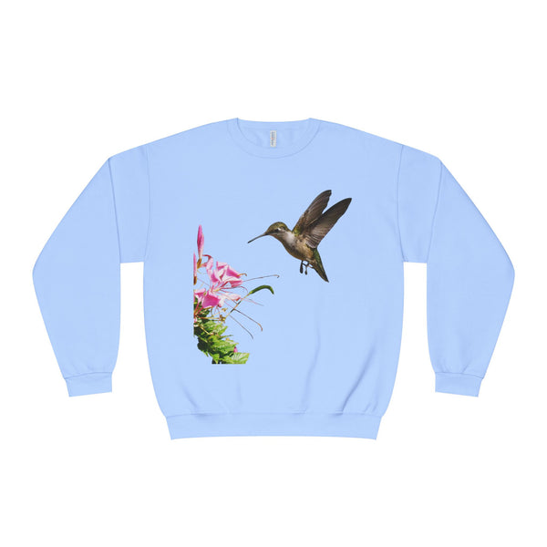 Hummingbird Frills Unisex NuBlend® Crewneck Sweatshirt