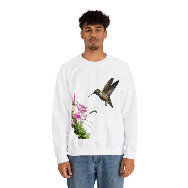 Hummingbird Frills Unisex Heavy Blend™ Crewneck Sweatshirt