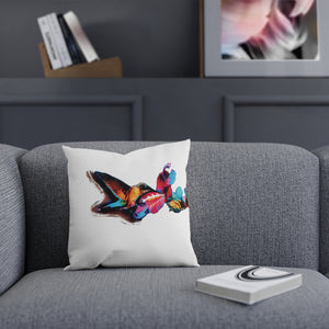 Hummingbird Landing Cushion