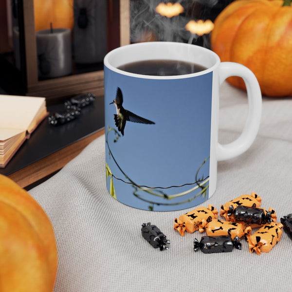 Forgdt the Chips Hummingbird Ceramic Mug 11oz