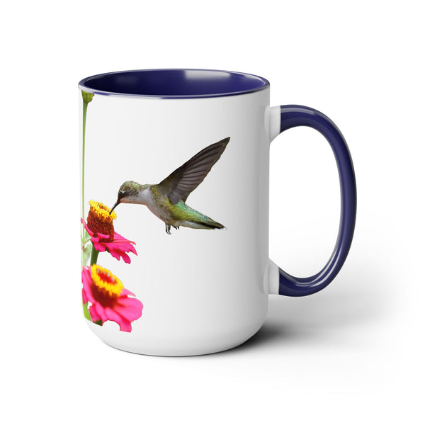 Two-Tone Coffee Mugs, 15oz