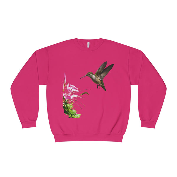 Hummingbird Frills Unisex NuBlend® Crewneck Sweatshirt
