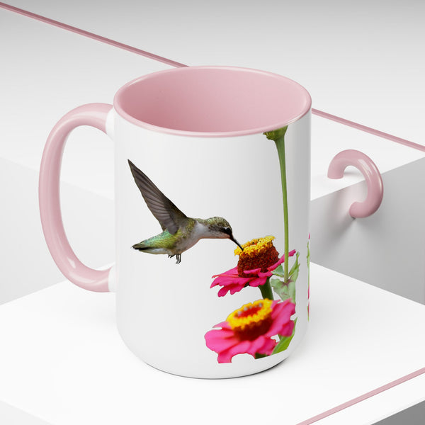 Two-Tone Coffee Mugs, 15oz