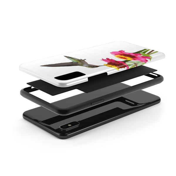 Hummingbird Zinnia WonderTough Phone Cases