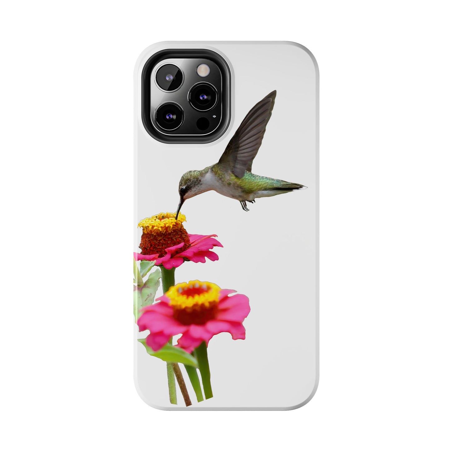 Hummingbird Zinnia WonderTough Phone Cases /