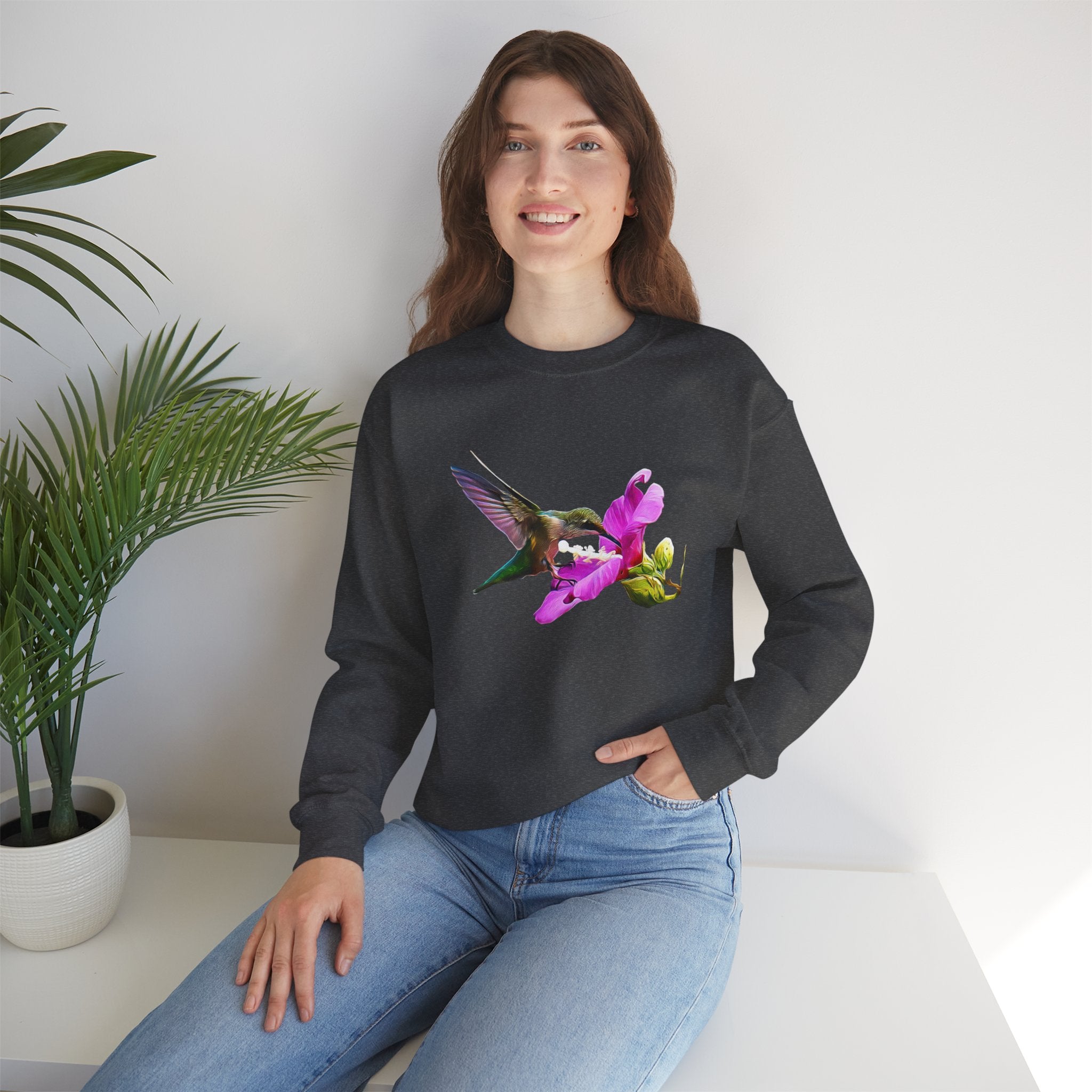 Hummingbird Landing Unisex Heavy Blend™ Crewneck Sweatshirt