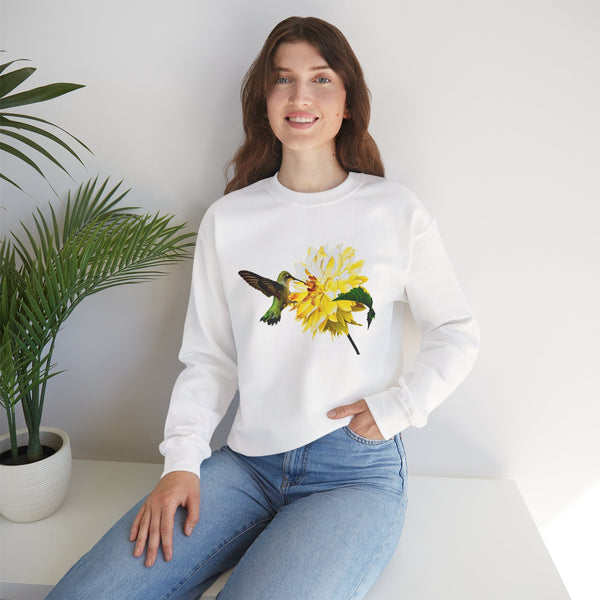 Hummingbird Fire Unisex Heavy Blend™ Crewneck Sweatshirt