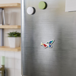 Hummingbird Stare Down Die-Cut Magnets