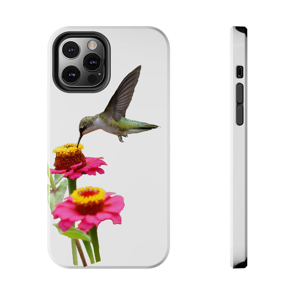 Hummingbird Zinnia WonderTough Phone Cases