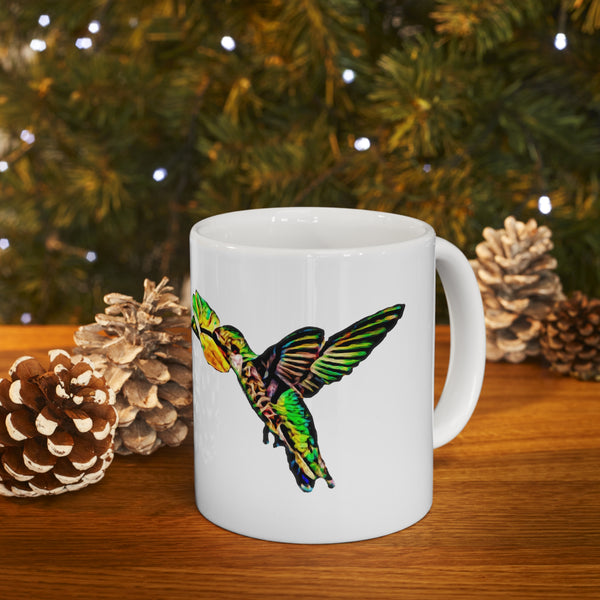 Hummingbird Emerald Ceramic Mug 11oz