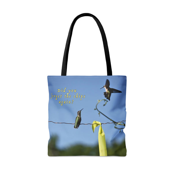 Forget the Chips Hummingbird Tote