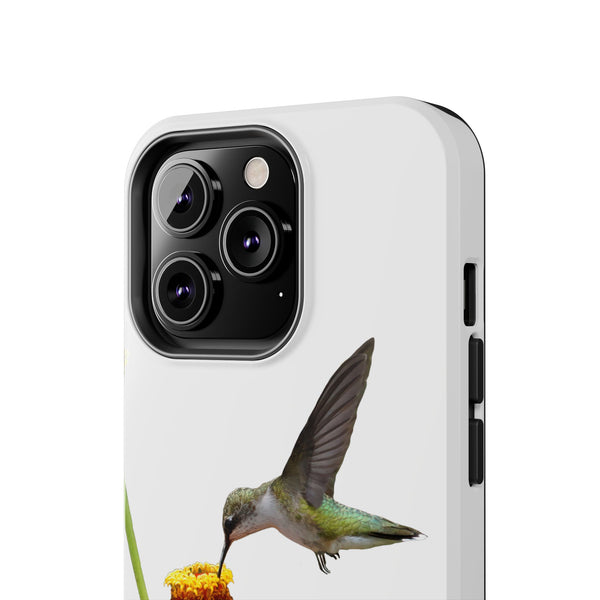 Hummingbird Zinnia WonderTough Phone Cases /