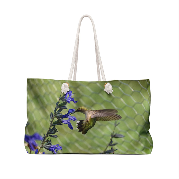 Violet Twist Hummingbird Weekender Bag 1