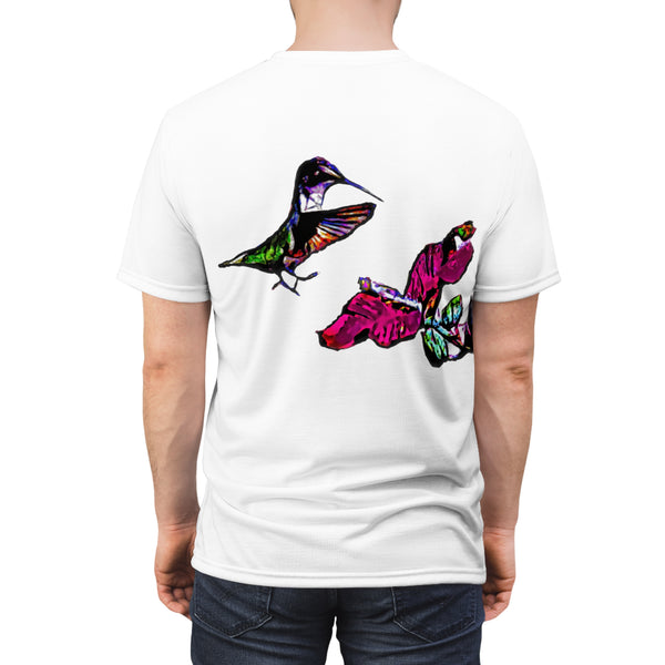 Unisex Cut & Sew Hummingbird Bounce Tee (AOP 1)