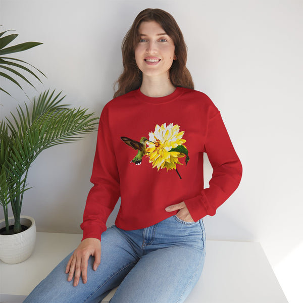 Hummingbird Fire Unisex Heavy Blend™ Crewneck Sweatshirt