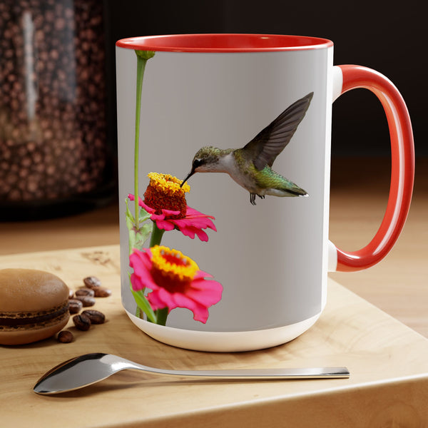 Two-Tone Coffee Mugs, 15oz