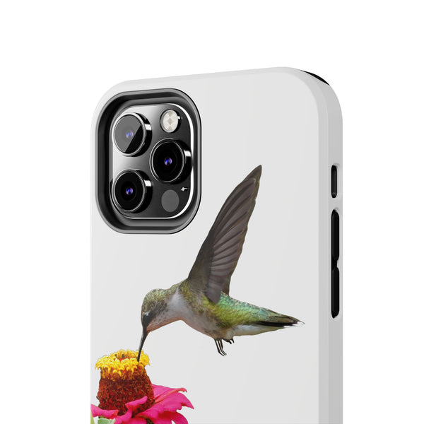 Hummingbird Zinnia WonderTough Phone Cases