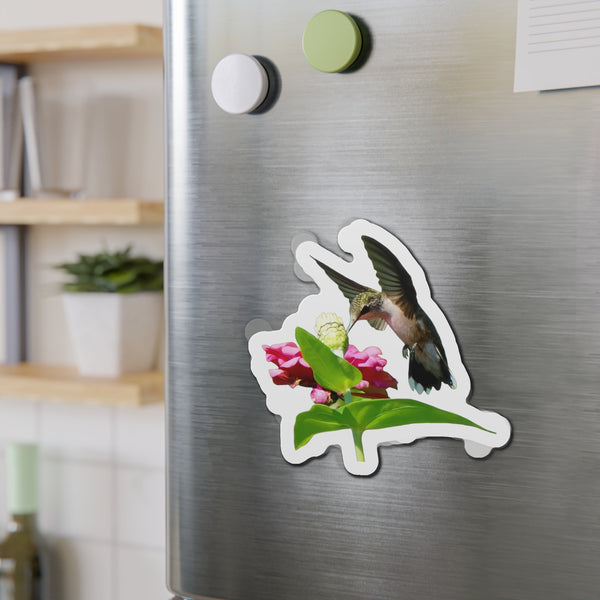 Hummingbird Wing Rise Die-Cut Magnets