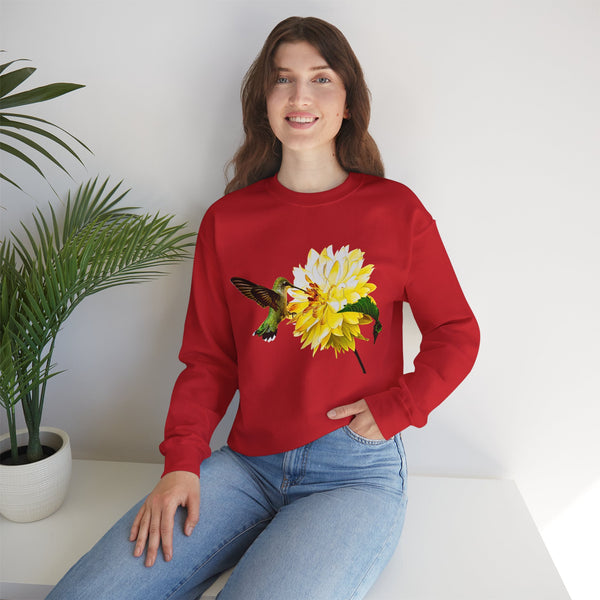 Hummingbird Fire Unisex Heavy Blend™ Crewneck Sweatshirt