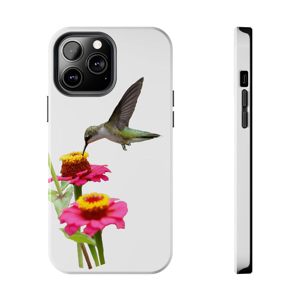 Hummingbird Zinnia WonderTough Phone Cases /
