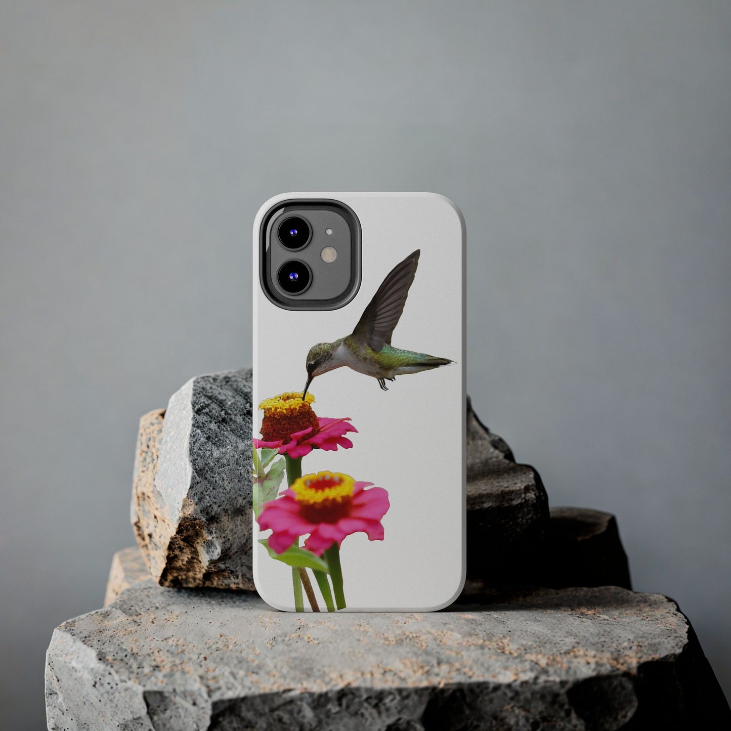 Hummingbird Zinnia WonderTough Phone Cases /
