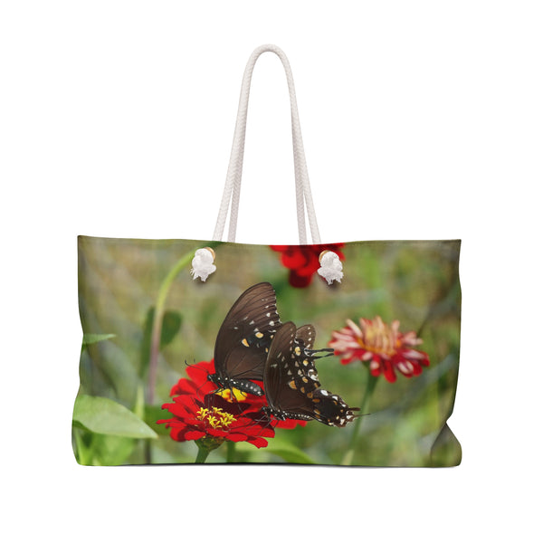 Red Tail Butterfly Weekender Bag 1