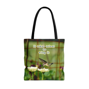 Wing It Hummingbird Tote