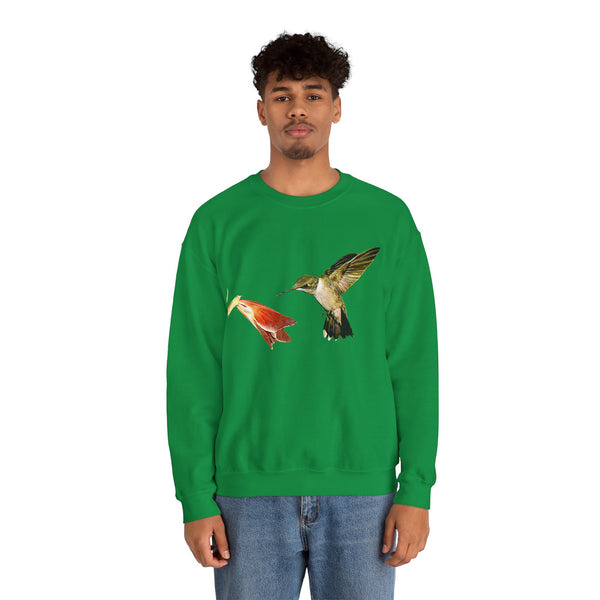 Hummingbird Slim Unisex Heavy Blend™ Crewneck Sweatshirt