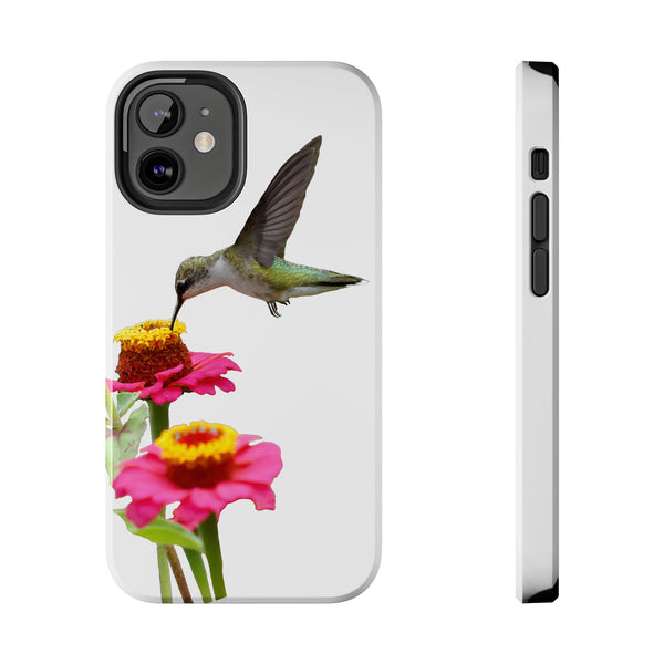 Hummingbird Zinnia WonderTough Phone Cases